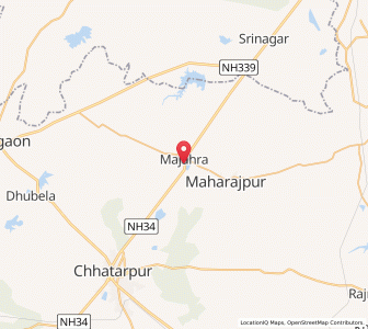 Map of Malahra, Madhya Pradesh