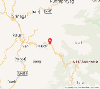 Map of Malai, Uttarakhand