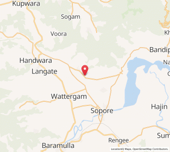 Map of Malapur Panditan, Kashmir