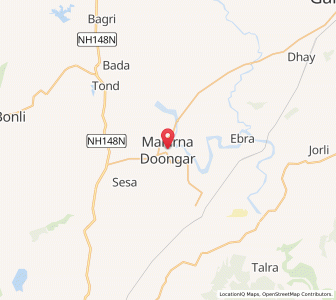 Map of Malarna Dungar, Rajasthan