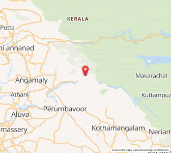 Map of Malayattur, Kerala