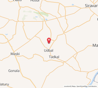 Map of Maledgudda, Karnataka