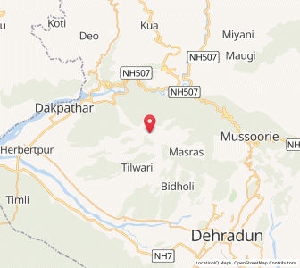 Map of Maleta, Uttarakhand
