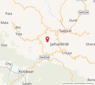 Map of Maletha, Uttarakhand
