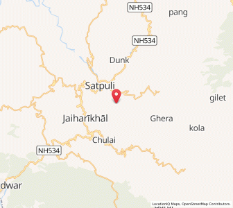 Map of Malethi, Uttarakhand