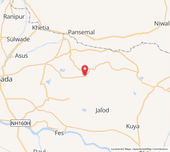 Map of Malgaon, Maharashtra