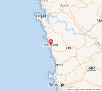 Map of Malgund, Maharashtra