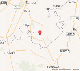 Map of Mali Majra, Punjab