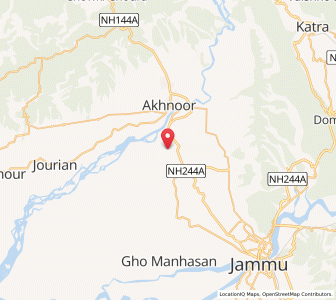 Map of Malial Brahmanan, Kashmir