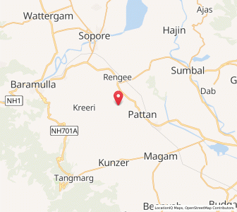 Map of Malikpur, Kashmir