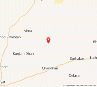 Map of Malingra, Rajasthan