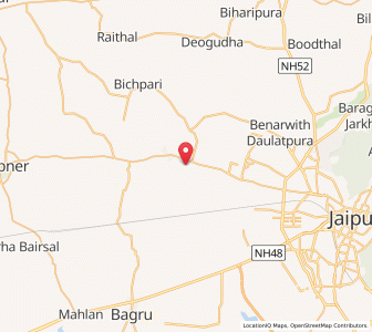 Map of Maliwara, Rajasthan