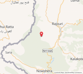 Map of Malkah Khemi, Kashmir