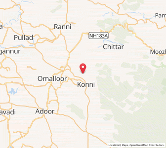 Map of Mallacheri, Kerala