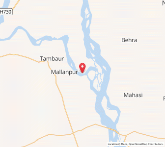 Map of Mallanpur, Uttar Pradesh