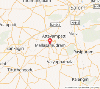 Map of Mallasamudram, Tamil Nadu