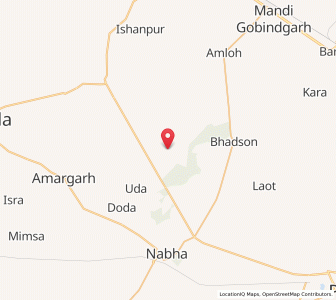 Map of Mallewal, Punjab