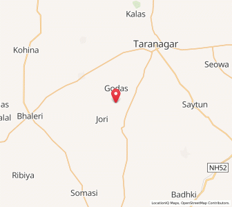 Map of Malo, Rajasthan
