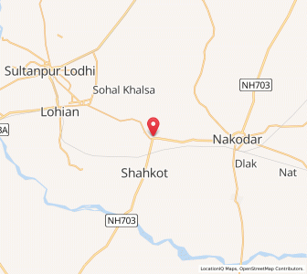 Map of Malsian, Punjab