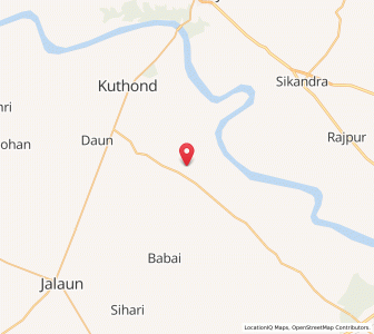 Map of Malthua, Uttar Pradesh