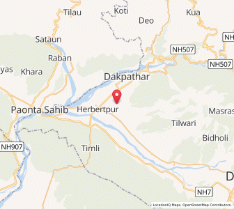 Map of Malukawala, Uttarakhand