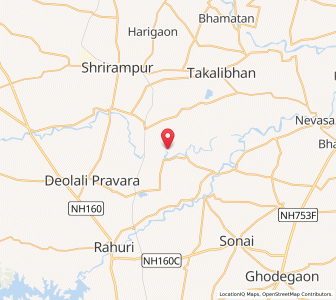 Map of Malunje, Maharashtra
