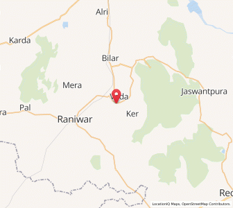 Map of Malwara, Rajasthan