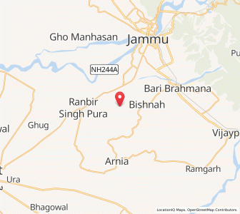 Map of Mamka, Kashmir