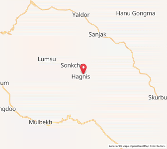 Map of Mamor, Kashmir