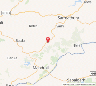Map of Manakhur, Rajasthan