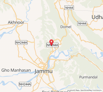 Map of Manal, Kashmir
