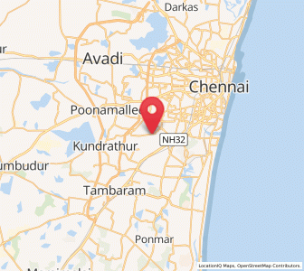 Map of Manappakkam, Tamil Nadu