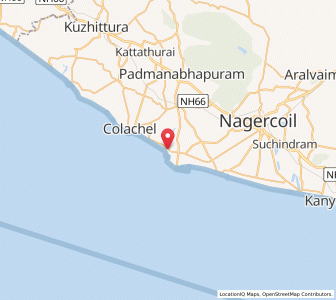 Map of Manavalakurichi, Tamil Nadu