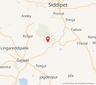 Map of Mandapalli, Andhra Pradesh