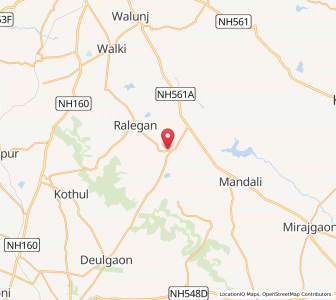 Map of Mandavgan, Maharashtra