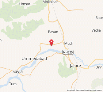Map of Mandavla, Rajasthan