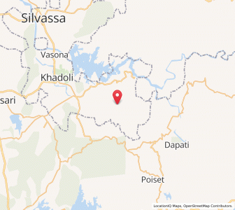 Map of Mandavni, Dadra and Nagar Haveli