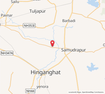 Map of Mandgaon, Maharashtra