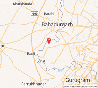 Map of Mandhela Kalan, NCT