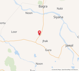 Map of Mandoli, Rajasthan