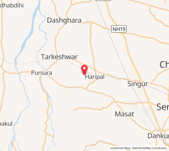 Map of Mandra, West Bengal