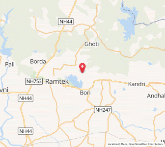 Map of Mandri, Maharashtra