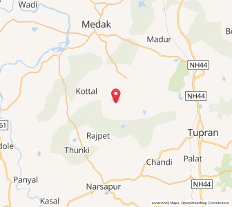 Map of Manewar Jalaipur, Andhra Pradesh