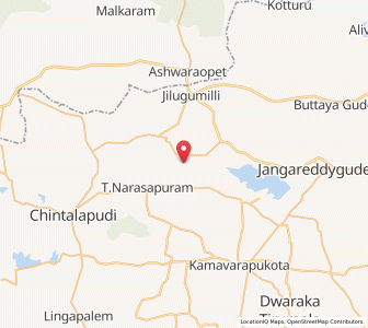 Map of Mangachitigudem, Andhra Pradesh