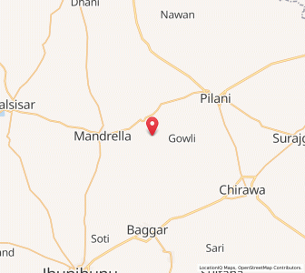 Map of Mangala ki Dhani, Rajasthan