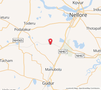 Map of Mangalagunta, Andhra Pradesh