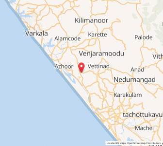 Map of Mangalapuram, Kerala