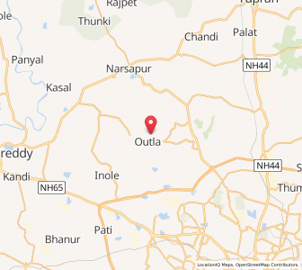 Map of Mangampet, Andhra Pradesh