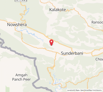 Map of Mangani, Kashmir