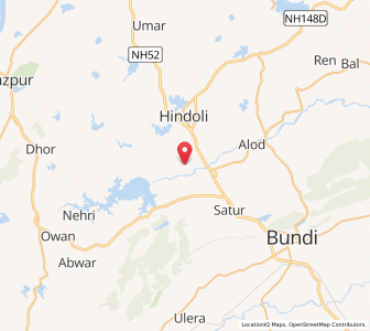 Map of Mangli Kalan, Rajasthan